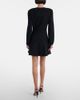 Self-Portrait Self-Portrait Bow-detail sequined knitted minidress - 3