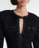 Self-Portrait Self-Portrait Bow-detail sequined knitted minidress - 4