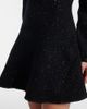 Self-Portrait Self-Portrait Bow-detail sequined knitted minidress - 5