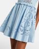Self-Portrait Self-Portrait Broderie anglaise cotton-blend minidress - 4