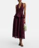 Self-Portrait Self-Portrait Broderie anglaise cotton and linen midi dress - 2