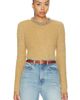 self-portrait self-portrait Brown Beaded Trim Knit Jumper - 1
