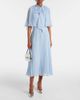 Self-Portrait Self-Portrait Caped chiffon midi dress - 2