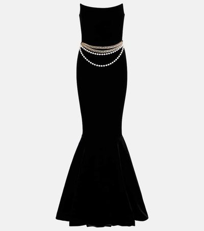 Self-Portrait Self-Portrait Chain-detail corset gown