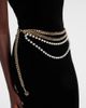 Self-Portrait Self-Portrait Chain-detail corset gown - 5