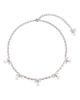 Self-portrait Self-Portrait Crystal Bow Imitation Pearl Charm Necklace, 16 - 1