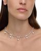 Self-portrait Self-Portrait Crystal Bow Imitation Pearl Charm Necklace, 16 - 2