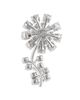 Self-portrait Self-Portrait Crystal Flower Pin - 3