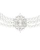 self-portrait self-portrait Crystal Pearl Choker - 2