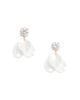 Self-portrait Self-Portrait Crystal Petal Earrings - 1