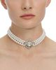 Self-portrait Self-Portrait Cubic Zirconia & Imitation Pearl Choker Necklace, 13.38 - 2