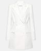 Self-Portrait Self-Portrait Double-breasted taffeta blazer dress - 1