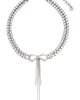 self-portrait self-portrait Double Crystal Bow Choker - 1