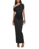 Self-portrait Self-Portrait Draped Knit Midi Dress - 1