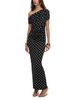 Self-portrait Self-Portrait Draped Knit Midi Dress - 2