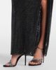 Self-Portrait Self-Portrait Draped rhinestone-embellished maxi dress - 4
