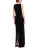 Self-portrait Self-Portrait Embellished Bow Trim Velvet Gown - 3