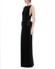 Self-portrait Self-Portrait Embellished Bow Trim Velvet Gown - 4