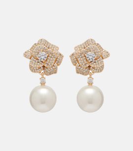 Self-Portrait Self-Portrait Embellished faux pearl drop earrings