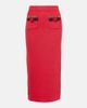 Self-Portrait Self-Portrait Embellished knitted midi skirt - 1