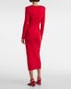 Self-Portrait Self-Portrait Embellished knitted midi skirt - 3
