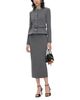 Self-portrait Self-Portrait Embellished Neck Belted Midi Dress - 2