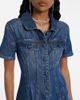 Self-Portrait Self-Portrait Embellished pleated denim minidress - 3