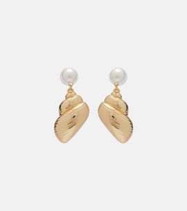 Self-Portrait Self-Portrait Faux pearl-embellished drop earrings