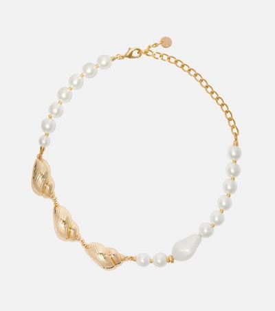 Self-Portrait Self-Portrait Faux pearl-embellished necklace