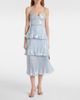 Self-Portrait Self-Portrait Feather-trimmed silk-blend chiffon gown - 2