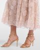 Self-Portrait Self-Portrait Floral sequined mesh midi dress - 4