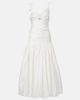 Self-Portrait Self-Portrait Gathered cotton-blend maxi dress - 1