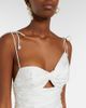Self-Portrait Self-Portrait Gathered cotton-blend maxi dress - 3
