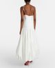 Self-Portrait Self-Portrait Gathered cotton-blend maxi dress - 6
