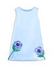 Self-portrait Self-Portrait Girls' Bonded Satin 3D Flower Dress - 1