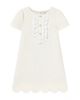 Self-portrait Self-Portrait Girls' Boucle Lace Bib Dress - 1