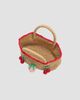Self-Portrait Self-Portrait Girl's Girl's Cherry Raffia Tote Bag - 2