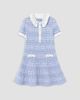 Self-Portrait Self-Portrait Girl's Little Girl's & Girl's Check Knit Dress - 1