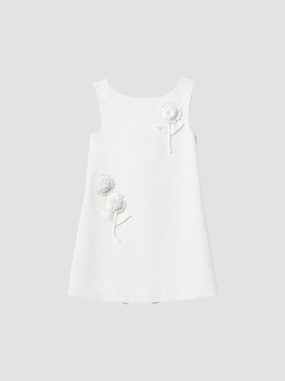 Self-Portrait Self-Portrait Girl's Little Girl's & Girl's Embellished Floral Crepe Minidress