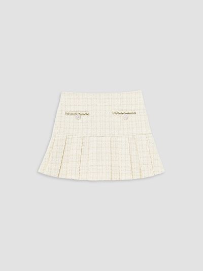 Self-Portrait Self-Portrait Girl's Little Girl's & Girl's Pleated Bouclé Skirt