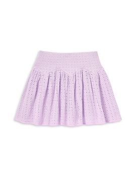 Self-Portrait Self-Portrait Girl's Little Girl's & Girl's Pointelle Knit Skirt