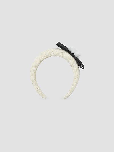 Self-Portrait Self-Portrait Girl's Little Girl's Bouclé Flower Bow Headband