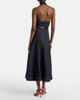 Self-Portrait Self-Portrait Halterneck denim midi dress - 6