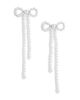 Self-portrait Self-Portrait Imitation Pearl Bow Dangle Earrings - 1