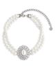 Self-portrait Self-Portrait Imitation Pearl Crystal Choker, 11.8 - 1