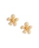 Self-portrait Self-Portrait Imitation Pearl Encrusted Flower Earrings - 1
