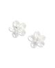 Self-portrait Self-Portrait Imitation Pearl Flower Earrings - 1