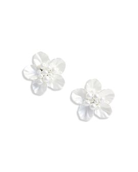 Self-portrait Self-Portrait Imitation Pearl Flower Earrings
