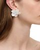 Self-portrait Self-Portrait Imitation Pearl Flower Earrings - 2