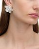 Self-portrait Self-Portrait Imitation Pearl Flower Earrings - 3